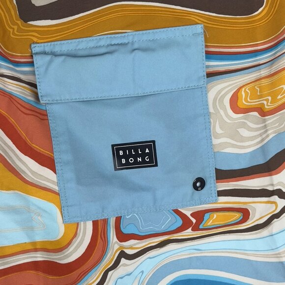 Billabong Airlite Sundays  Swim Trunks Mens 31 Multicolor Polyester & Elastane - Picture 3 of 9
